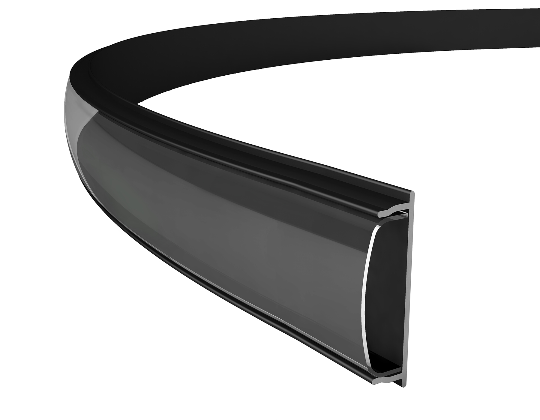 GP1600BK/BK черный/черный рассеиватель 2000*18*4